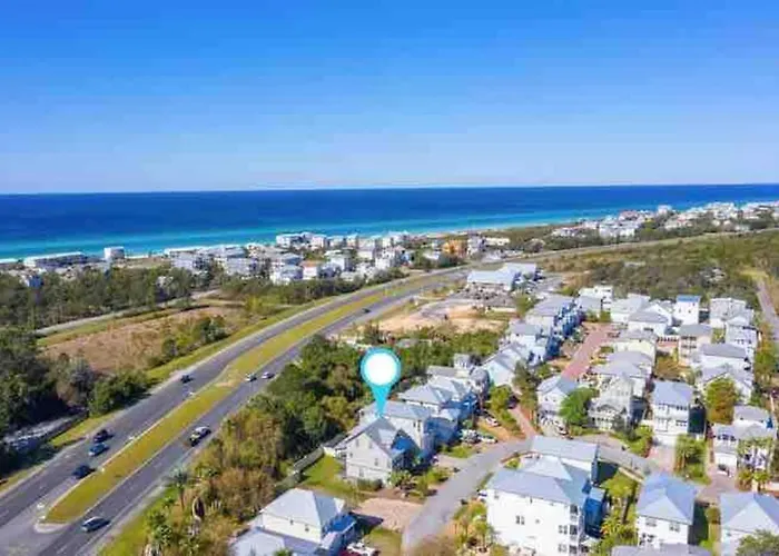 30A Coastal Home Walk To Beach, Lake & Pool